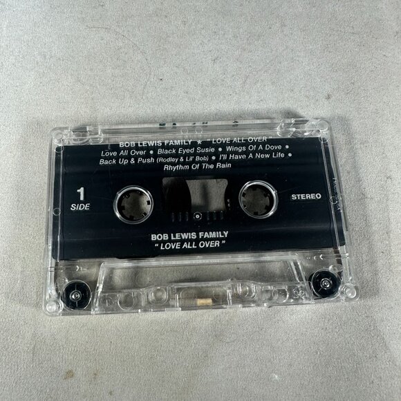Bob Lewis Family "Love All Over" Cassette Album Country Gospel Stereo - Picture 5 of 5